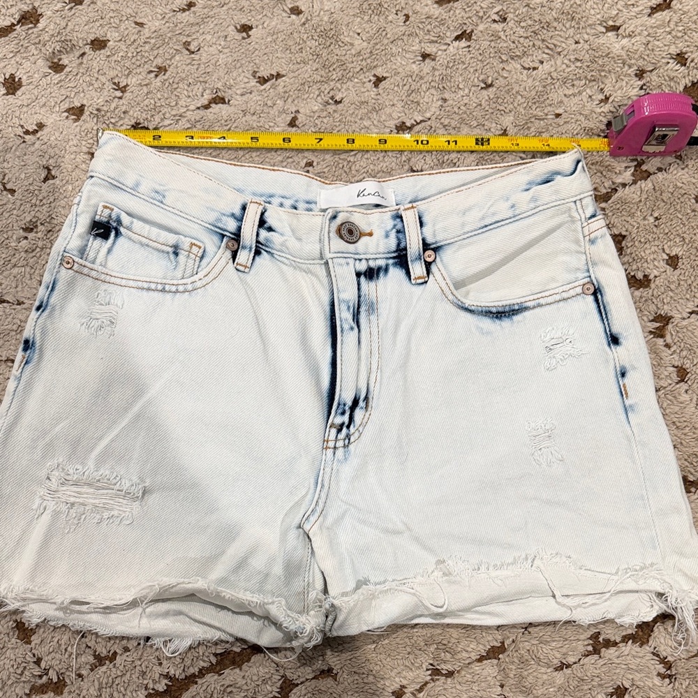 KanCan Women's White/ super light blue to white